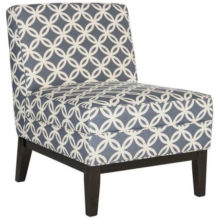 SAFAVIEH Armond Accent Chair- Blue - 33 x 31.9 x 25.2 in. MCR1006J